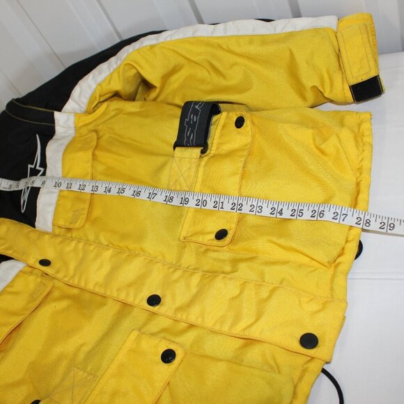 Alpinestars Mens Heavy Jacket Adventure Touring Size 44 Italian Black Yellow - Picture 15 of 16